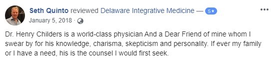 Seth Quinto Delaware Integrative Medicine Testimonial